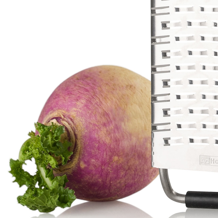 Grobes Reibergebnis bei Gemüse und Obst