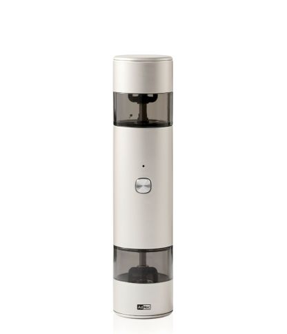 AdHoc Elektrische Pfeffer- und Salz- Doppelmühle i.Mill Duo, light grey