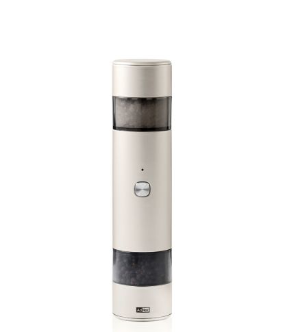 Elektrische Pfeffer- und Salz- Doppelmühle i.Mill Duo, light grey