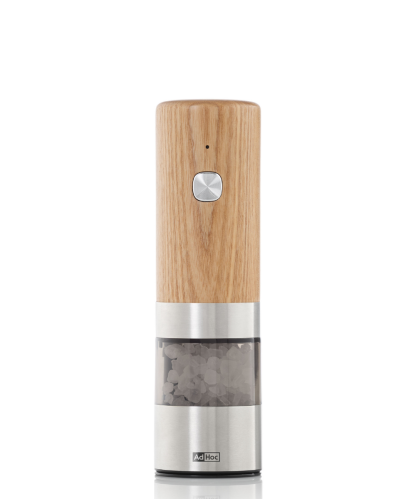 Elektrische Pfeffer- / Salzmühle i.Mill, Eschenholz, inkl. USB-C-Ladekabel