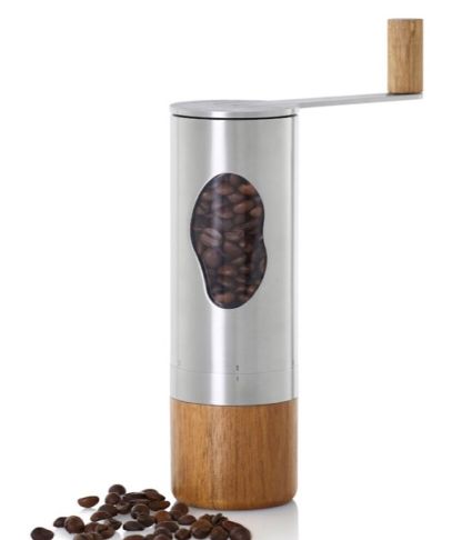 Kaffeemühle Mrs. Bean, Edelstahl/Akazienholz