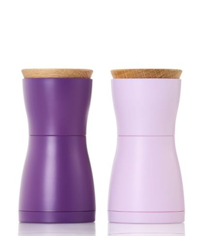 Set Pfeffer- und Salzmühle Twin, dark purple&light purple
