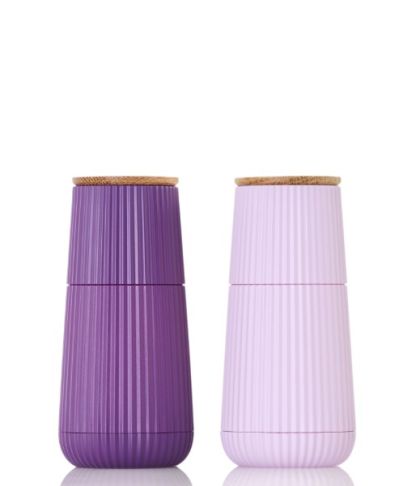 Set Pfeffer- und Salzmühle Scape, dark purple&light purple