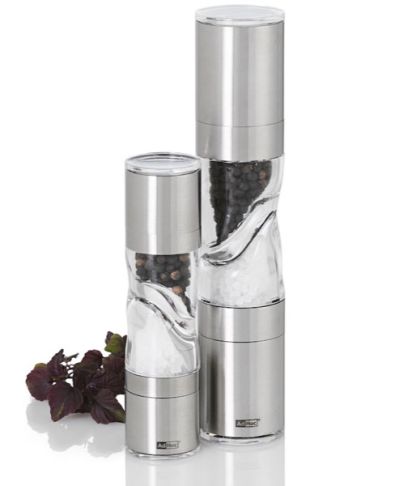 Pfeffer- und Salz-Doppelmühle Duomill Pure, Edelstahl