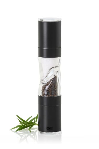 Pfeffer- und Salz-Doppelmühle Duomill Pure, schwarz