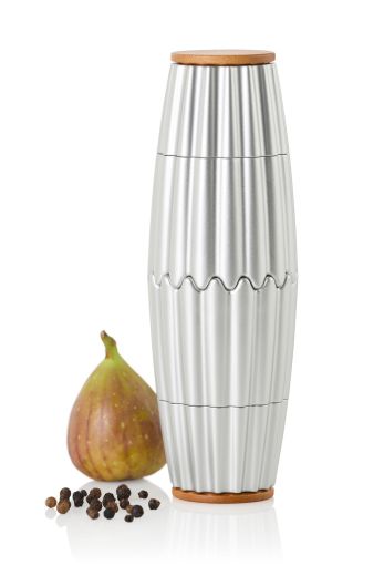 Magnetische Pfeffer- und Salz-Doppelmühle MagTwo, silver