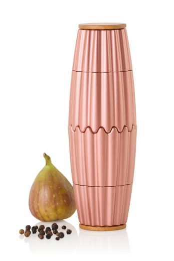 Magnetische Pfeffer- und Salz-Doppelmühle MagTwo, rosé gold