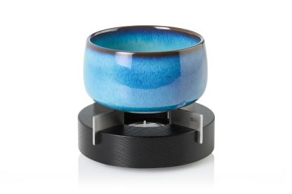 Stövchen und Speisenwärmer Tuto schwarz, Ø 14,5 cm