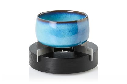 Stövchen und Speisenwärmer Tuto schwarz, Ø 16 cm