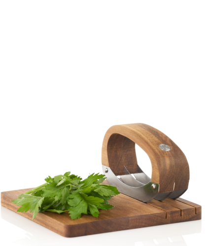 Wiegemesser RoccaVerde, mit Schneidbrett