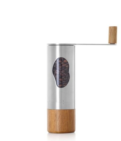 Kaffeemühle Mrs. Bean, Edelstahl/Akazienholz