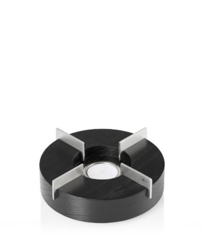 Stövchen und Speisenwärmer Tuto schwarz, Ø 16 cm von AdHoc