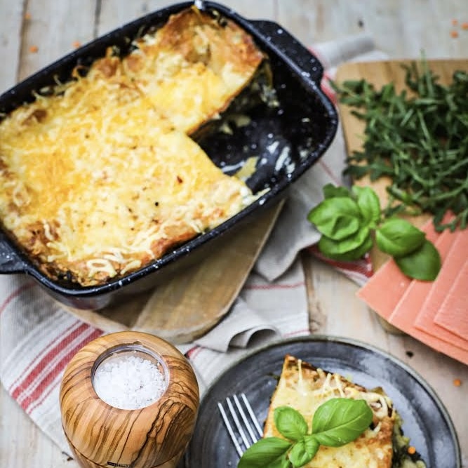 Spinat-Ricotta Lasagne