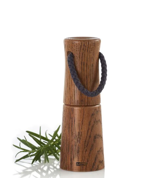 AdHoc Pfeffer- oder Salzmühle Yaso Eiche dunkel, 17 cm